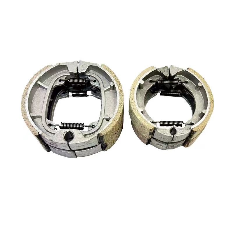 Motorcycle CG125 Anti-skid Brake Block, Electric Vehicle 110 Brake Leather Drum Brake Pad, Pedal Car Front and Rear Brakes
